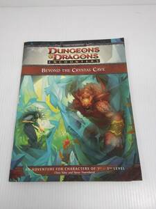 D&D　BEYOND THE CRYSTAL CAVE 　Dungeons＆Dragons Encounter　マップ付き　雑誌　洋書 　本