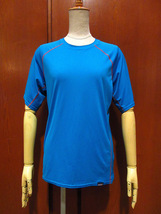 Patagonia CAPILENEライトウェイトクルーネックTシャツ水色size S●210822s7-m-tsh-otパタゴニアキャプリーンアウトドア古着スリランカ製_画像1