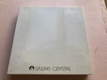 【年代もの／入手困難】SASAKI CRYSTAL／佐々木ガラス　ガラス平皿_画像6