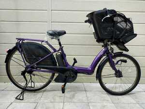  Yamaha PAS Kiss велосипед с электроприводом 26 дюймовый X562 салон 3 ступени переключение скоростей 8.7Ah аккумулятор * зарядное устройство подготовлен велосипед! 082604