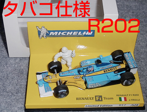 タバコ仕様 ミシュラン別注 1/43 ルノー F1 R202 トゥルーリ 2002 RENAULT ベネトン