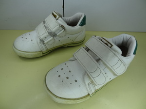 全国送料無料 ダブルビー DOUBLE.B ミキハウス 日本製 子供靴キッズベビー レザータイプ素材 シンプルで上品な スニーカーシューズ 15cm