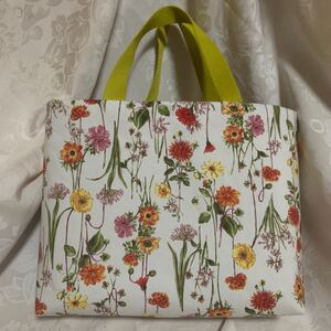 花柄トートバッグ ハンドメイド