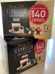 ★280個入★CAFFITARY コーヒーカプセル ネスプレッソ用カプセル未開封