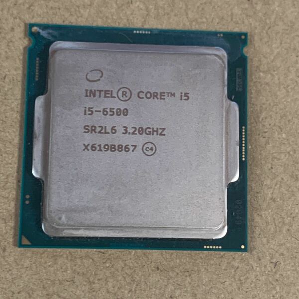 Intel Core i5-6500 動作確認済み LGA1151 Skylake世代 付属品なし