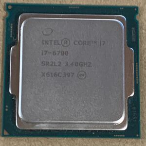 Intel Core i7-6700 動作確認済み LGA1151 Skylake世代 付属品なし