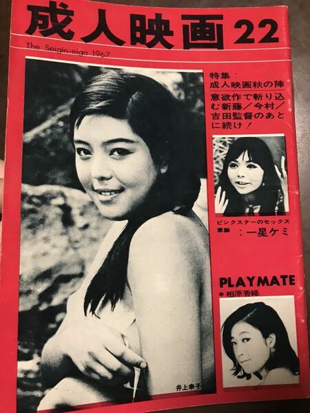 成人映画　22号　1967年　太地喜和子　岡田茉莉子　スクリーン エロチシズム　昭和42年　美本