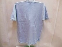 【REMINISCENCE/レミニッセンス】VINTAGE ピグメントダイ ポケット Vネック 半袖 Tシャツ LTBLUE Size:M Made in JAPAN 新品デッドストック_画像3