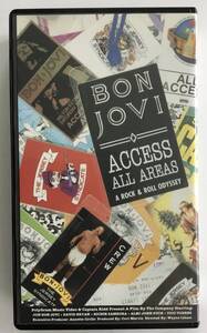 BON JOVI ボンジョヴィ ACCESS ALL AREAS ワールド・ツアー アクセス・オール・エリア VHS ビデオテープ