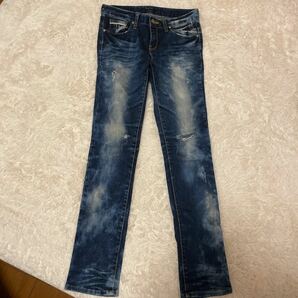 スコットクラブ　JUDO DENIM スキニー　ダメージ加工　デニムジーンズ