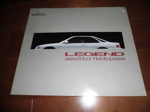  Legend 2 door hardtop simple catalog [KA3 catalog only 1987 year 2 month 18 page ]