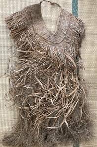 古民具 古民芸 藁細工 みの ばんどり とても丁寧な藁編み 