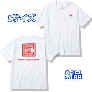 THE NORTH FACE: バックバンダナスクエアーロゴ Tシャツ Lサイズ