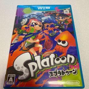 WiiUスプラトゥーン ソフト Splatoon スプラトゥーン WiiU説明書なし