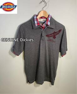 ■GENUINE Dickies■ディッキーズ　フェイクレイヤード　半袖シャツ:L☆BH-725