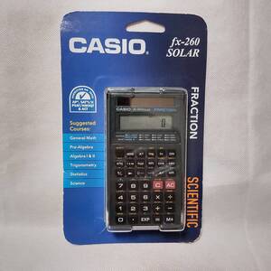 【送料無料・新品・未使用・即決・即納】Casio 260 fx 関数電卓 ハードスライドケース付き