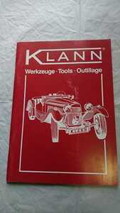 KLANN Clan SST special tool catalog 1992 year 90 page German 