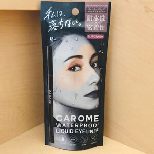 CAROME カロミー リキッド アイライナー バーガンディ 高発色 ウォータープルーフ ペンシル アイメイク 化粧品 コスメ