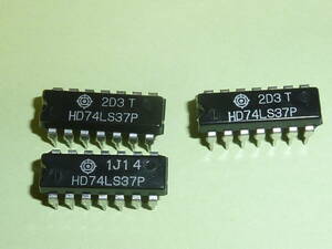 日立 HD74LS37P Quad 2-Input NAND Gate 3個 未使用