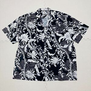 HO ALOHA ホアロハ ハワイ製 アロハシャツ ガラシャツ 半袖シャツ 2XL 花