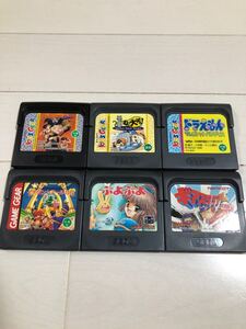 ゲームギア ソフト バーチャファイターミニ ねこ大すき ドラえもん イチダントアールGG ぷよぷよ ギアスタジアム セット
