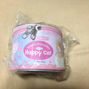 Sanrio サンリオ ハローキティ Happy Cat ねこ缶風ポーチ ピンク&パープル ネコ