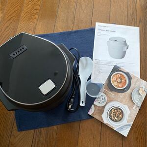 (あり) レコルト コンパクト ライスクッカー │ レシピ付き recolte 炊飯器 2.5合 セラミック 低温調理レコルト
