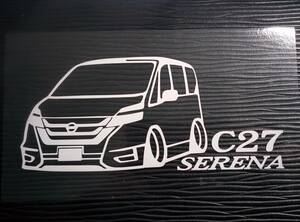 C27 セレナ 車体ステッカー 後期 GFNC27 日産 車高短仕様 ハイウェイスター