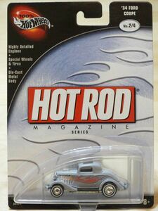 【新品：未開封】100% ホットウィール プレファード ビークル 1934 フォード クーペ [Hot Rod Magazine]