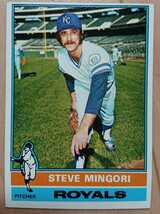 ★STEVE MINGORI TOPPS 1976 #541 MLB メジャーリーグ 大リーグ VINTAGE ビンテージ スティーブ ミンゴリ KANSAS CITY ROYALS ロイヤルズ_画像1