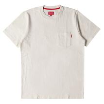 美品 Supreme シュプリーム Tシャツ ポケット ヘビーウエイト Tシャツ Pocket Tee 15SS ナチュラル S_画像1