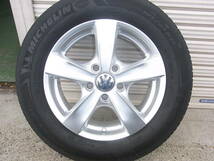 VW947 ゴルフ5 (2005MY GH-1KBLP) 社外タイヤホイール(AGA) 4本セット 195/65R15 VW ゴルフ6・7 トゥーラン アウディA3等にも_画像5