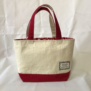 ハンドメイド ミニトートバッグ