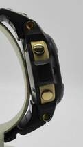 CASIO カシオ G‐SHOCK ジーショック GS-1000BJ アナログ デイト スモセコ クォーツ メンズ 腕時計 ゴールド ブラック ラバーベルト_画像3