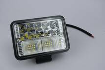 8個入 26LED 車オフロード ledワークライト 防水作業灯 曲型広角狭角一体型 トラック用品/農業機械車外灯 各種作業対応 LED投光器 12-24v用_画像3