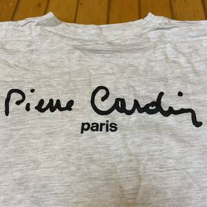 PIERRE CARDAN ピエールカルダン Tシャツ グレー XL vintage ビンテージ 