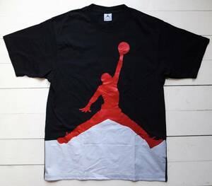 NIKE AIR JORDAN ジャンプマン ビッグプリントTシャツ M 黒 U5HYT 195437 fragment