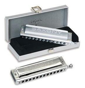  side ru harmonica * black matic Saxony* stainless steel Lead 