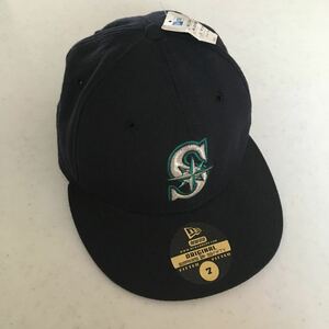 ニューエラ NEW ERA 59FIFTY キャップ シアトルマリナーズ　USA製 90s ヴィンテージ　新品未使用　送料無料　フルジョ