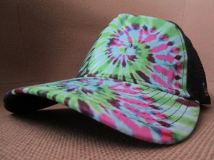 New Era 9FORTY A-Frame タイダイ トラッカー メッシュ キャップ ニューエラ NEWERA CAP ヒッピー サイケデリック LSD レイヴ Rave ACID