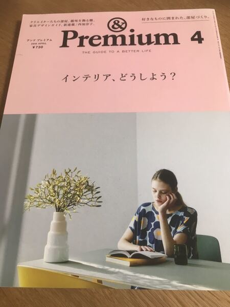 &Premium 2015年4月号 No.16 インテリア、どうしよう アンドプレミアム 西加奈子【送料込】