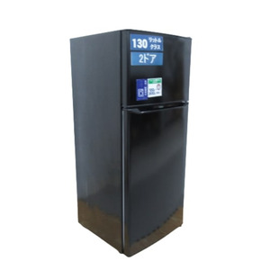 【店舗お渡し限定】Haier (ハイアール) 冷蔵庫 直冷式 130L 2ドア JR-N130A-K ブラック 2019年製 洗浄・除菌済み