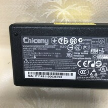 【B-320】★chicony　型：CPA09-A065N1　output：19v-3.42A_画像2