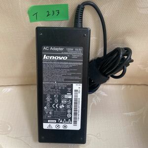 【T-233】△lenovo　型：41A9734　output：19V-6.15A