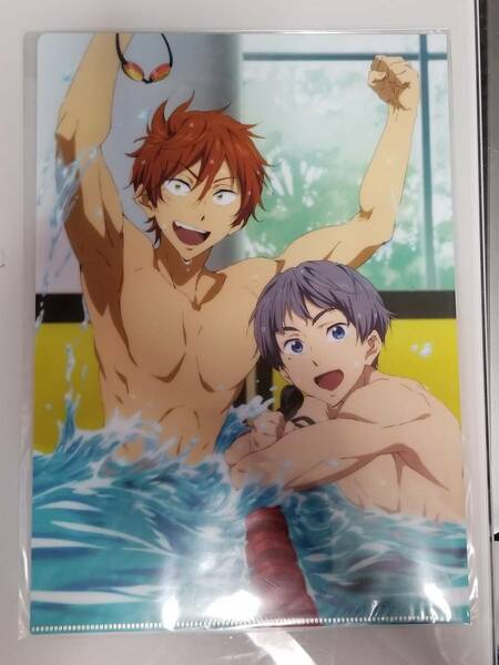 非売品 劇場版 Free! 約束 ゴール シーン クリアファイル フリー 御子柴百太郎 似鳥愛一郎 pockets plastic file folder Novelty Mikoshiba