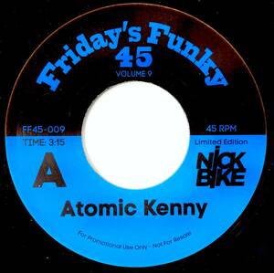 7inch★George Clinton「Atomic Dog」MashUp !★Nick Bike『Atomic Kenny / Atomic Stezo』★Kendrick Lamar★Funk, Hip-Hop, Rap★45 EP