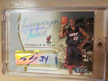 100枚限定 サイン 2004 -05 Topps Luxury Box SHAQUILLE O'NEAL Auto (#/100) / シャキール オニール Autograph Miami Heat_画像1