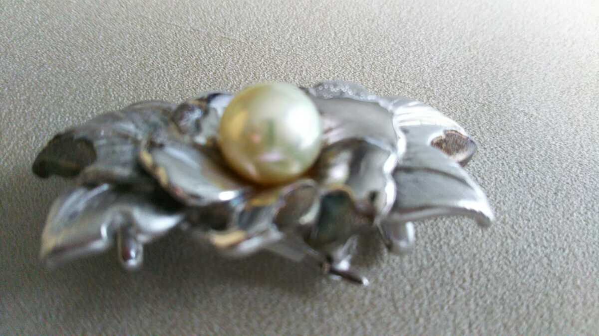 きものやまと 本真珠 タンザナイト SILVER 16.2ｇ 2WAY 透かし蔦の葉