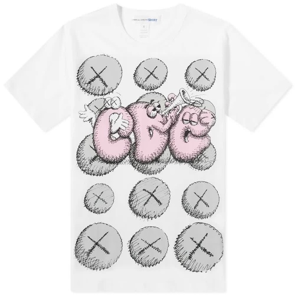 COMME DES GARCONS SHIRT X KAWS PRINT TEE (M)