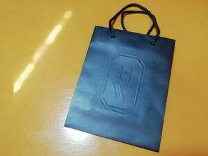 Harry Winston ショッパー 約20×25.5×9 ハリーウィンストン 紙袋 手提げbag 美品 ブランド ショッパー
